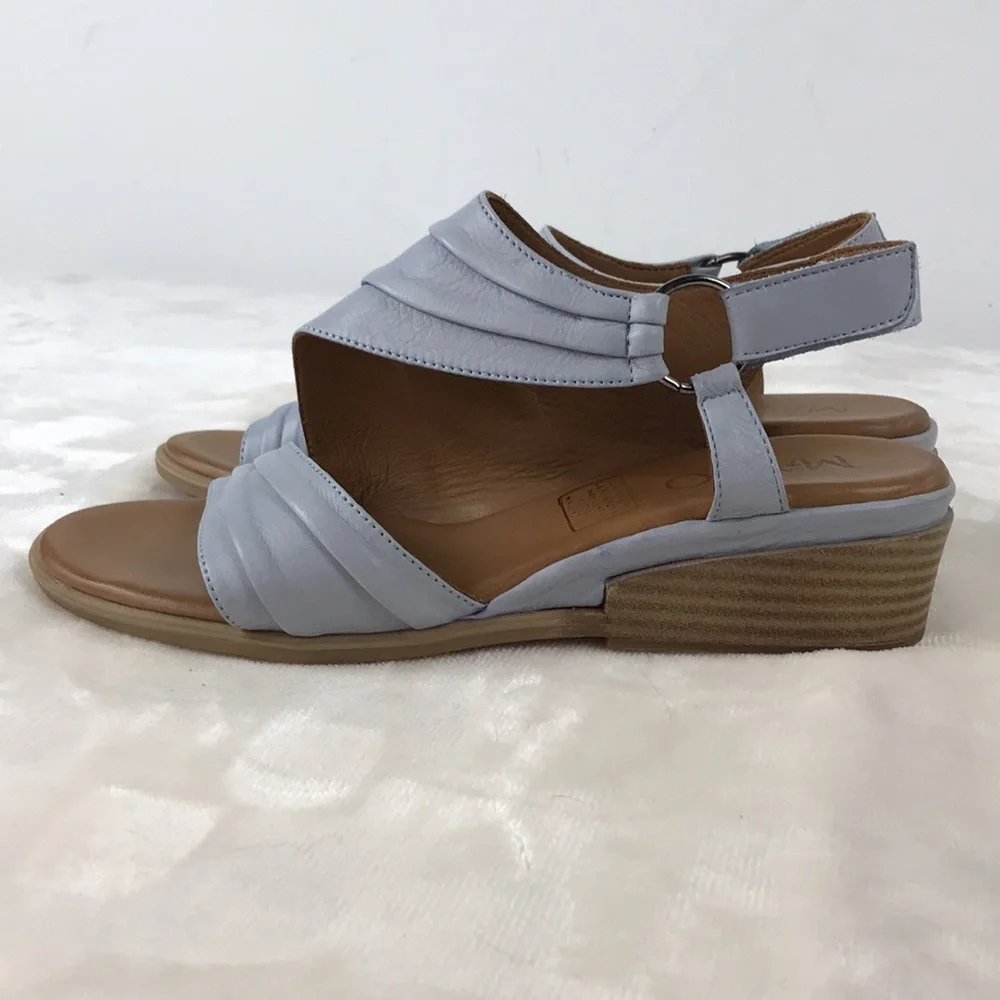 Mago Made in Turkey Women's Blue Sandals - Picture 5 of 16